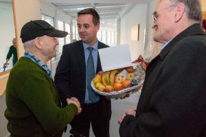 Župan obiskal 90-letnika Franca Gričarja 9